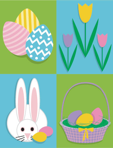 Easter Quad Photo Folders