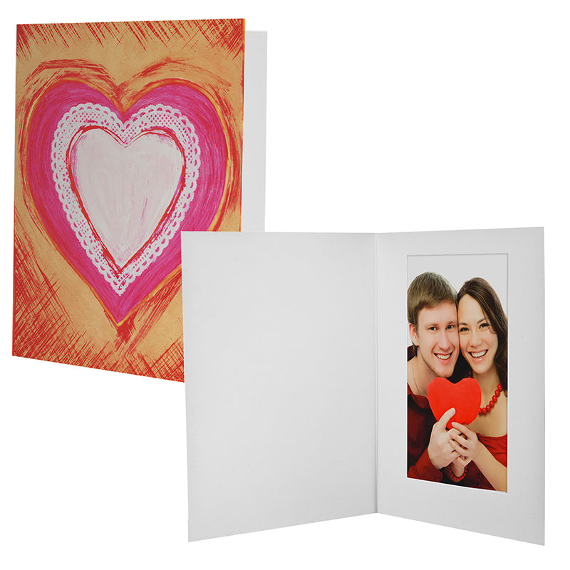 4x6 Heart Photo Folders