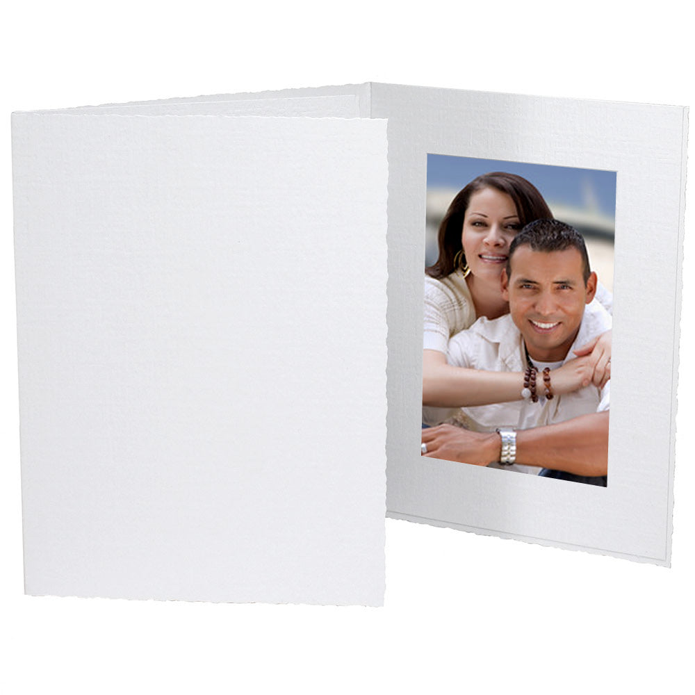 Imperial White Photo Folders