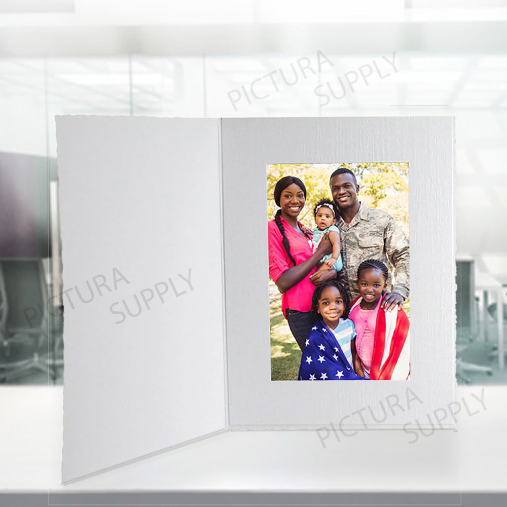 Imperial White Photo Folders