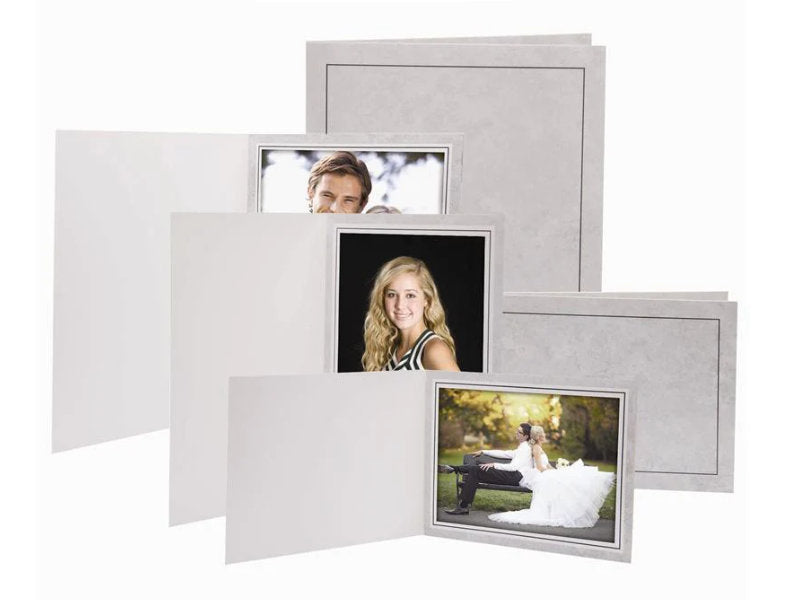 PF-20 Gray folders come in 4x6 5x7 8x10 6x4 7x5 size