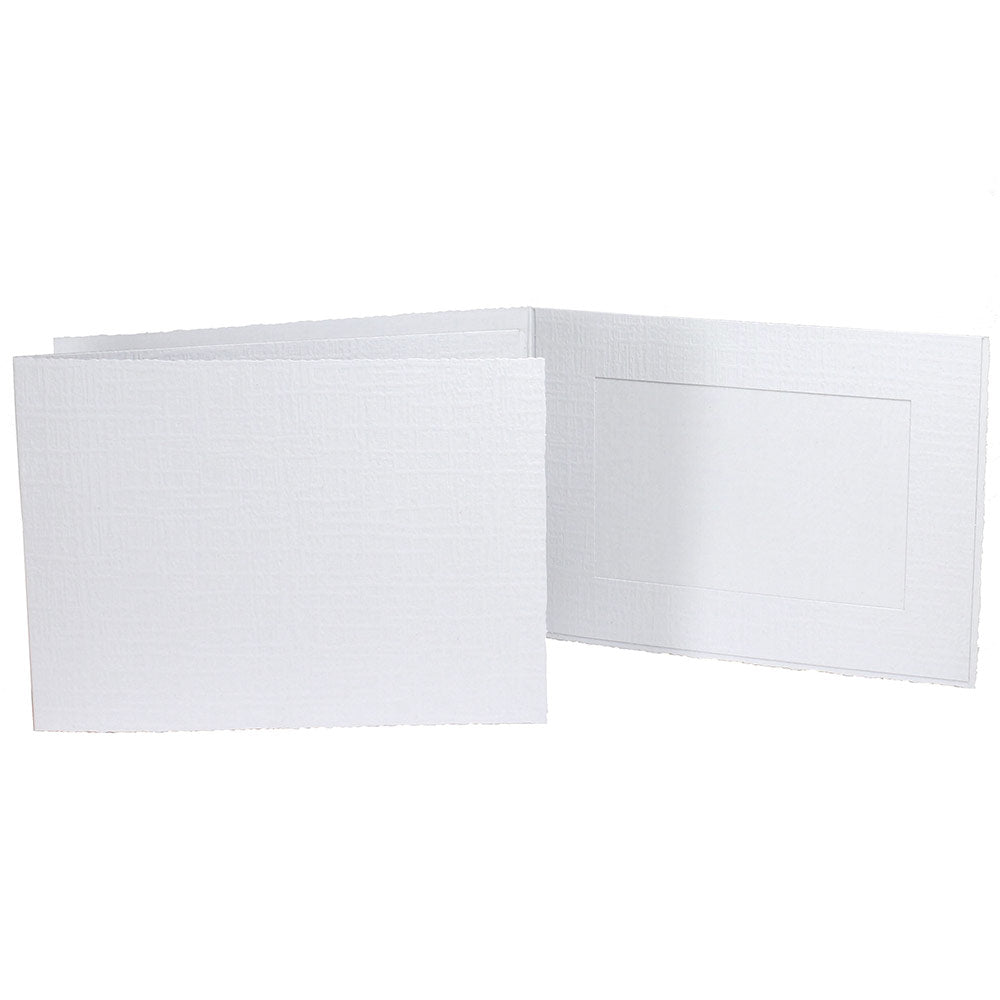 Imperial White Photo Folders